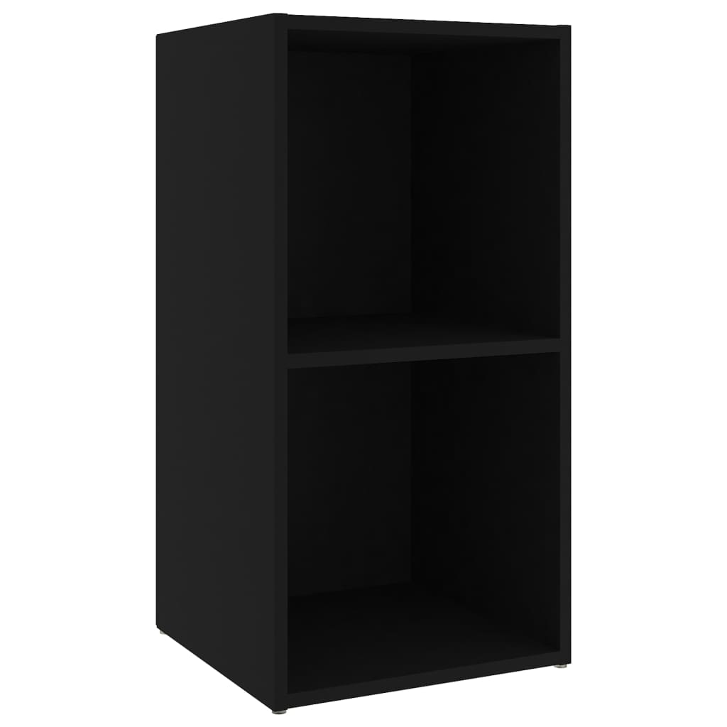 TV-tasot 2 kpl musta 72x35x36,5 cm lastulevy - Sisustajankoti.fi