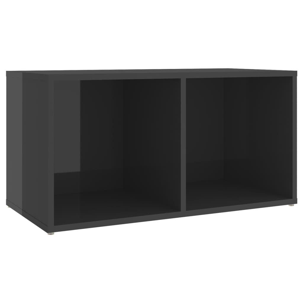 TV-tasot 2 kpl korkeakiilto harmaa 72x35x36,5 cm lastulevy - Sisustajankoti.fi