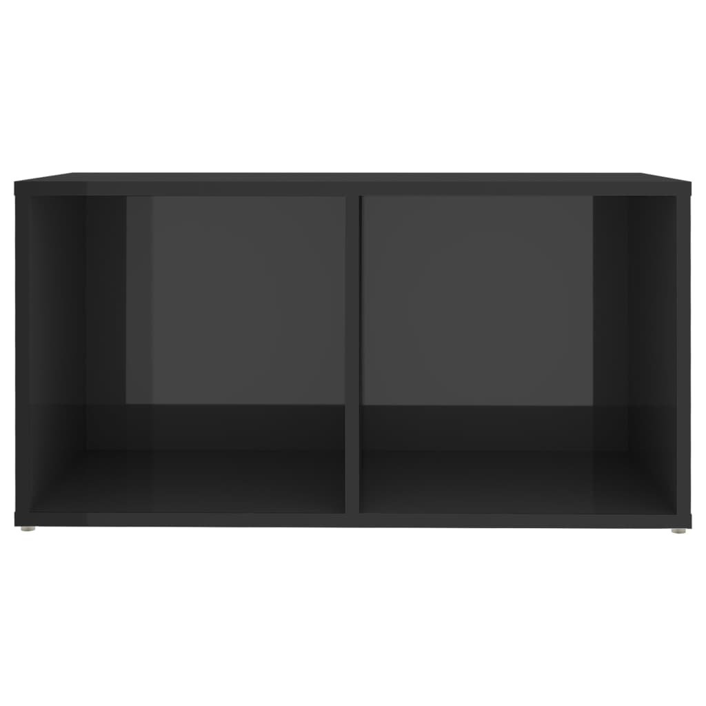 TV-tasot 2 kpl korkeakiilto harmaa 72x35x36,5 cm lastulevy - Sisustajankoti.fi