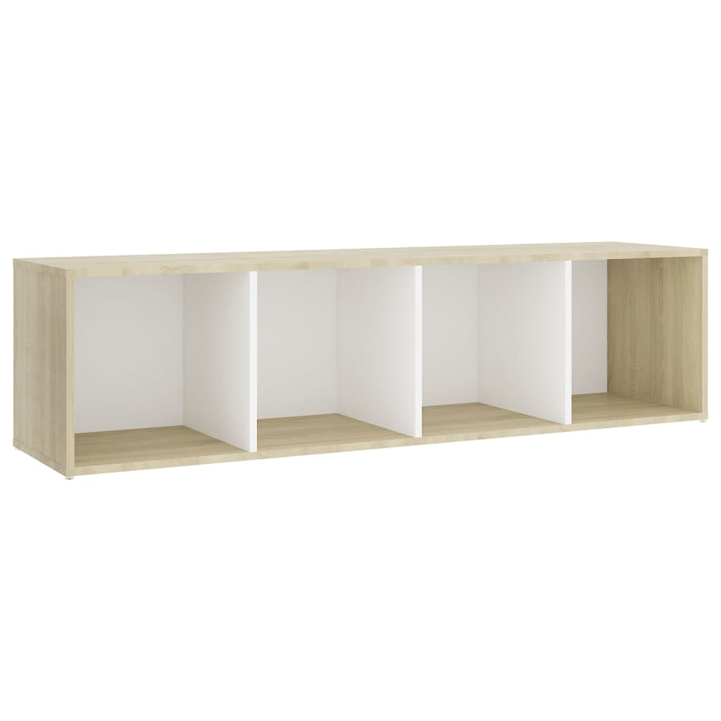 TV-tasot 3 kpl valk./Sonoma-tammi 142,5x35x36,5 cm lastulevy - Sisustajankoti.fi