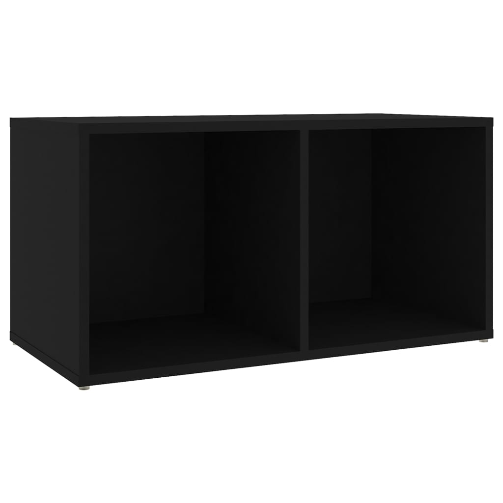 TV-tasot 4 kpl musta 72x35x36,5 cm lastulevy - Sisustajankoti.fi