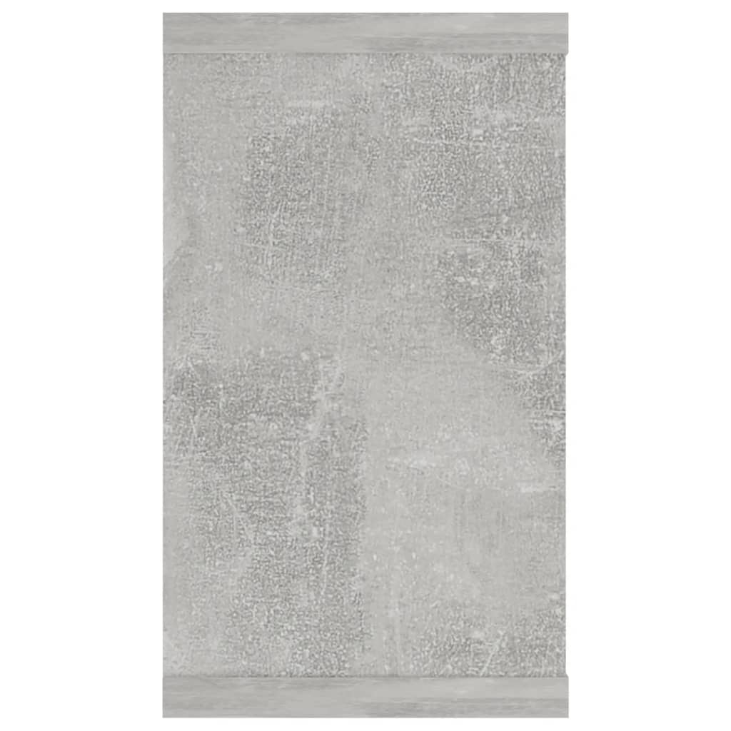 Kuutioseinähyllyt 2 kpl betoninharmaa 80x15x26,5 cm - Sisustajankoti.fi