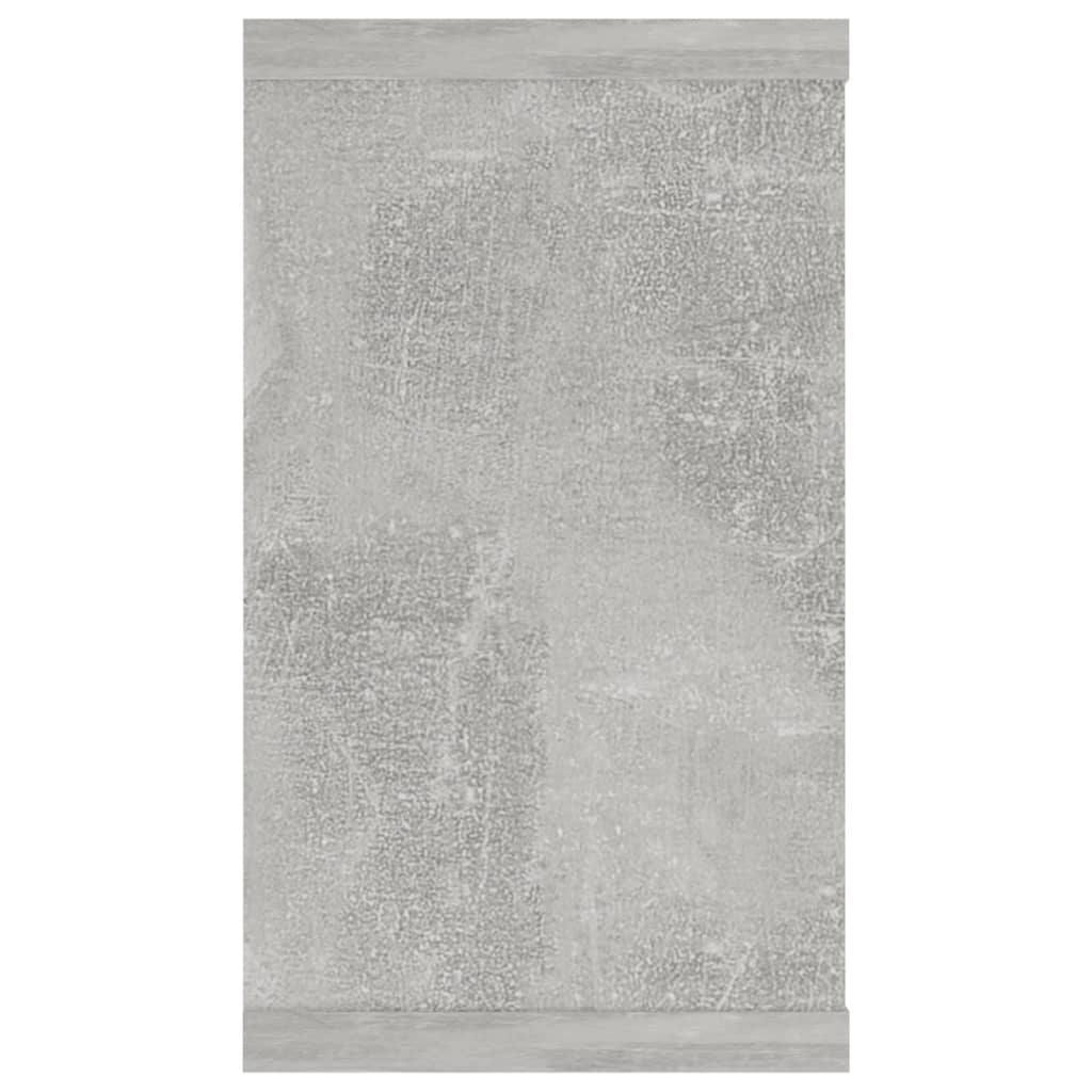 Kuutioseinähyllyt 4 kpl betoninharmaa 80x15x26,5 cm lastulevy - Sisustajankoti.fi