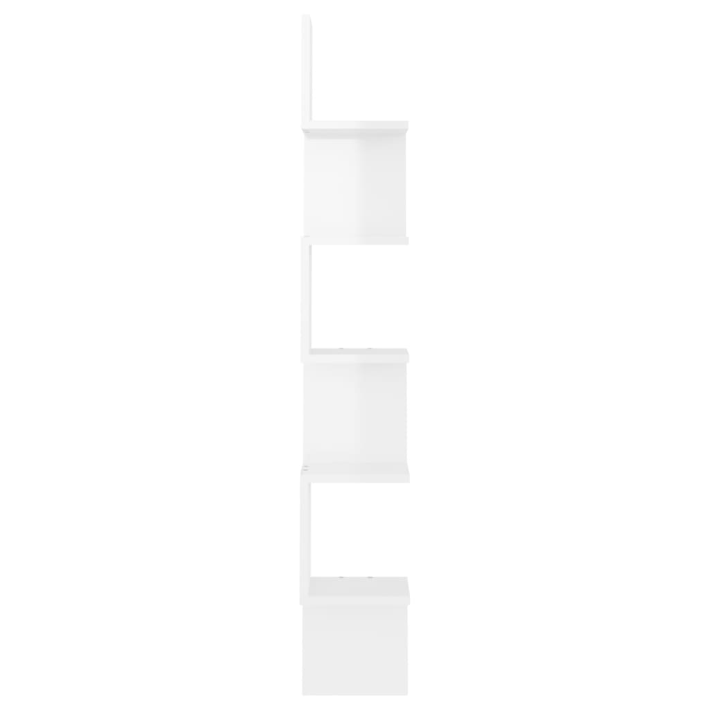 Seinäkulmahylly korkeakiilto valkoinen 20x20x127,5 cm lastulevy - Sisustajankoti.fi