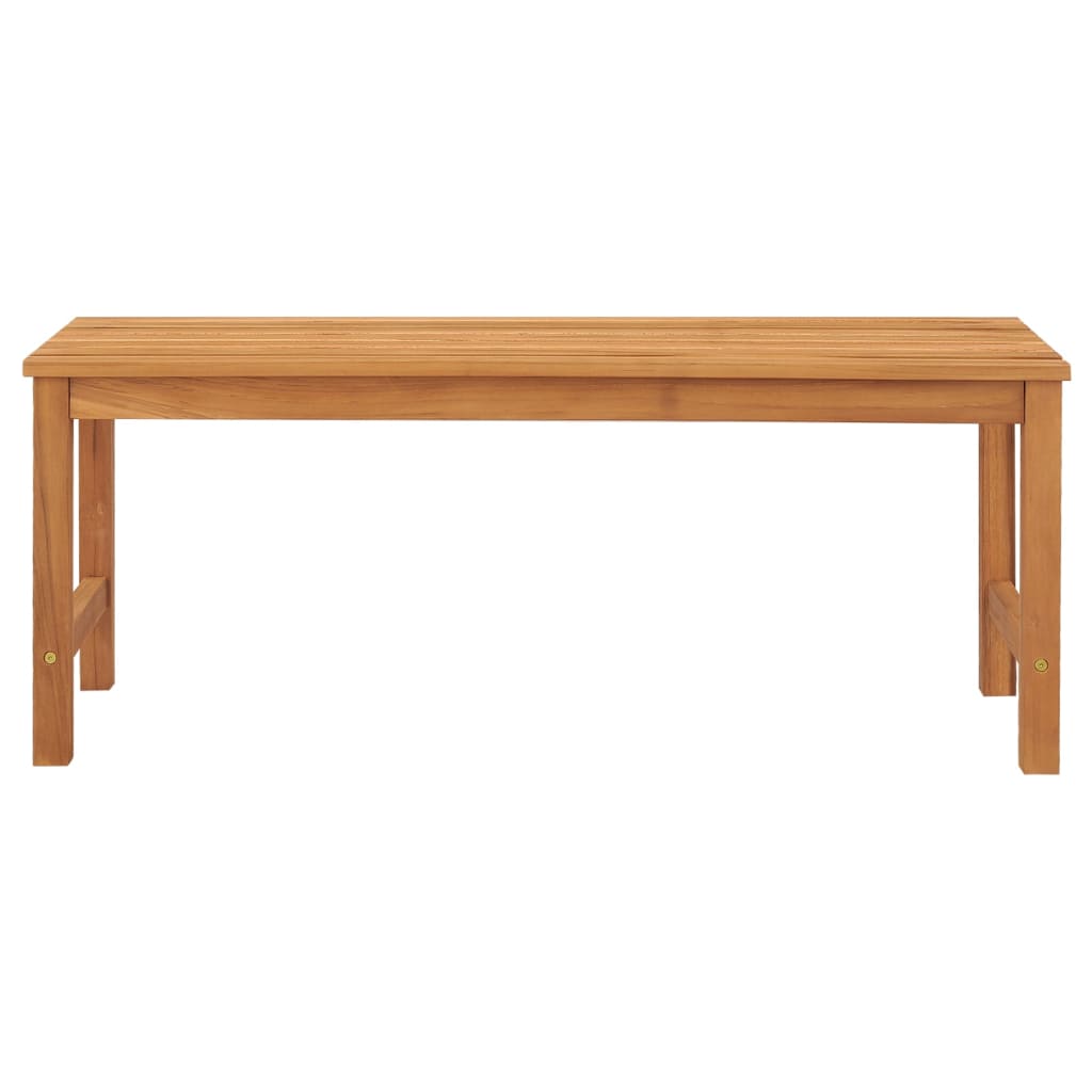 Puutarhapenkki 114 cm täysi tiikki - Sisustajankoti.fi
