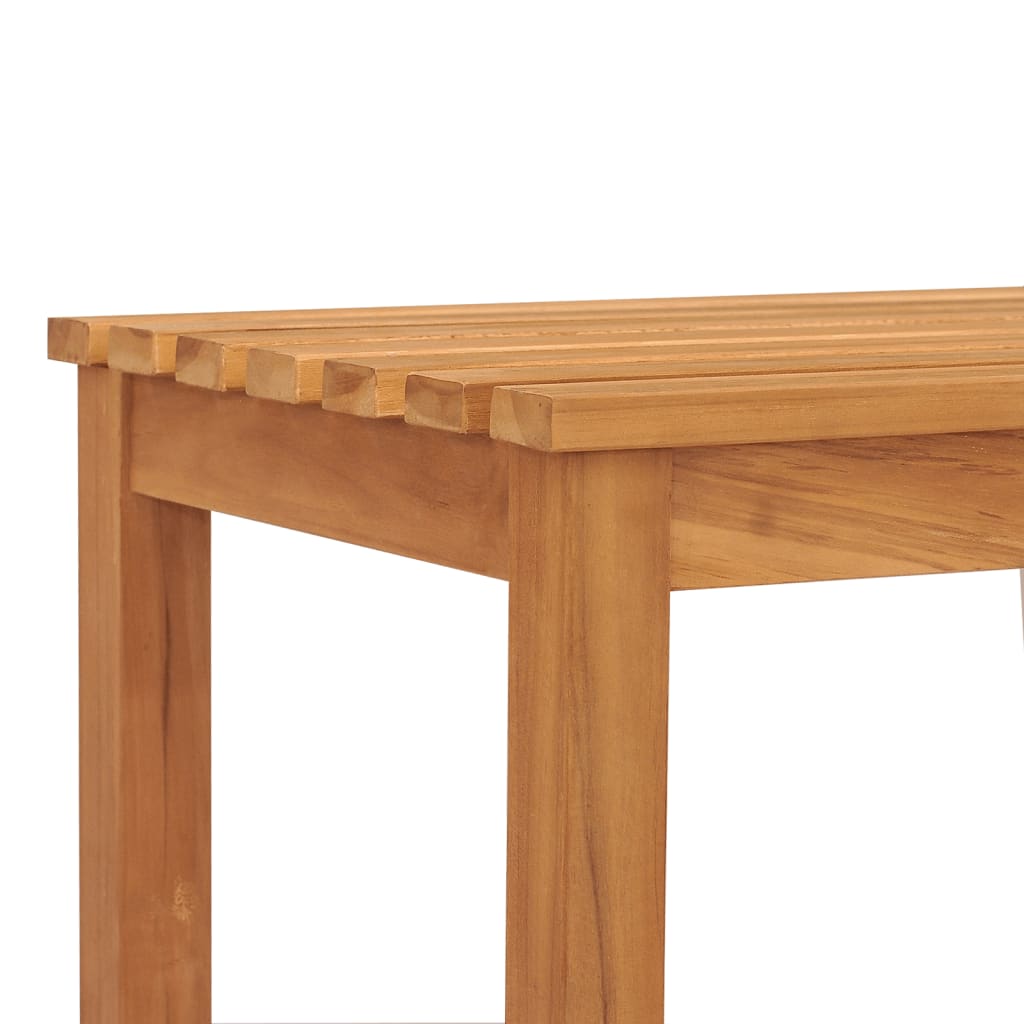Puutarhapenkki 114 cm täysi tiikki - Sisustajankoti.fi