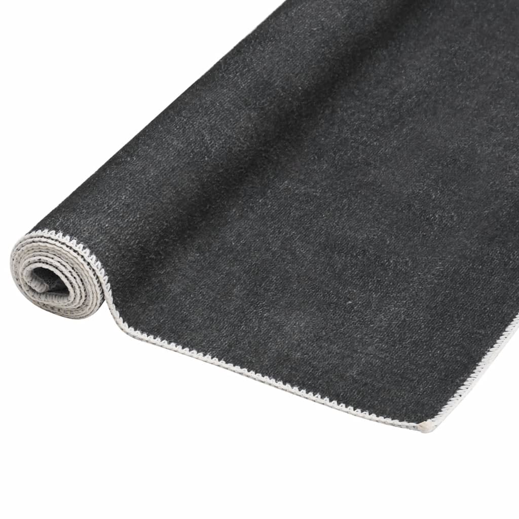 Matto pestävä taitettava antrasiitti 140x200 cm polyesteri - Sisustajankoti.fi
