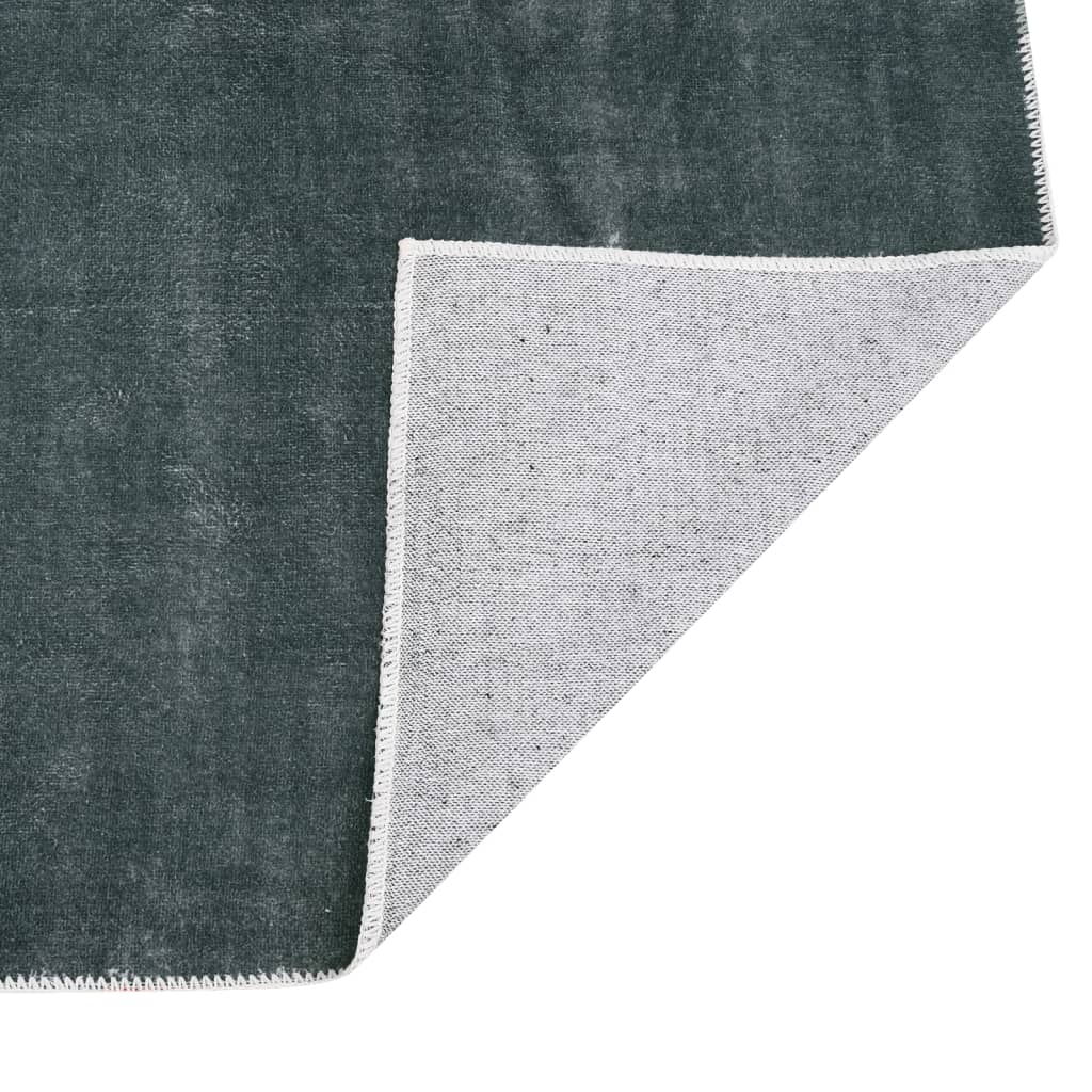 Matto pestävä taitettava harmaa 160x230 cm polyesteri - Sisustajankoti.fi