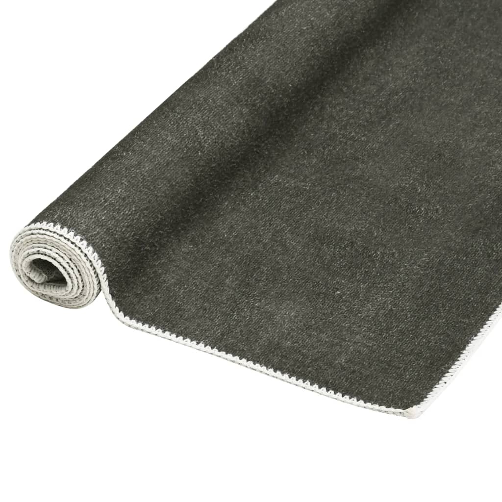 Matto pestävä taitettava harmaanruskea 140x200 cm polyesteri - Sisustajankoti.fi