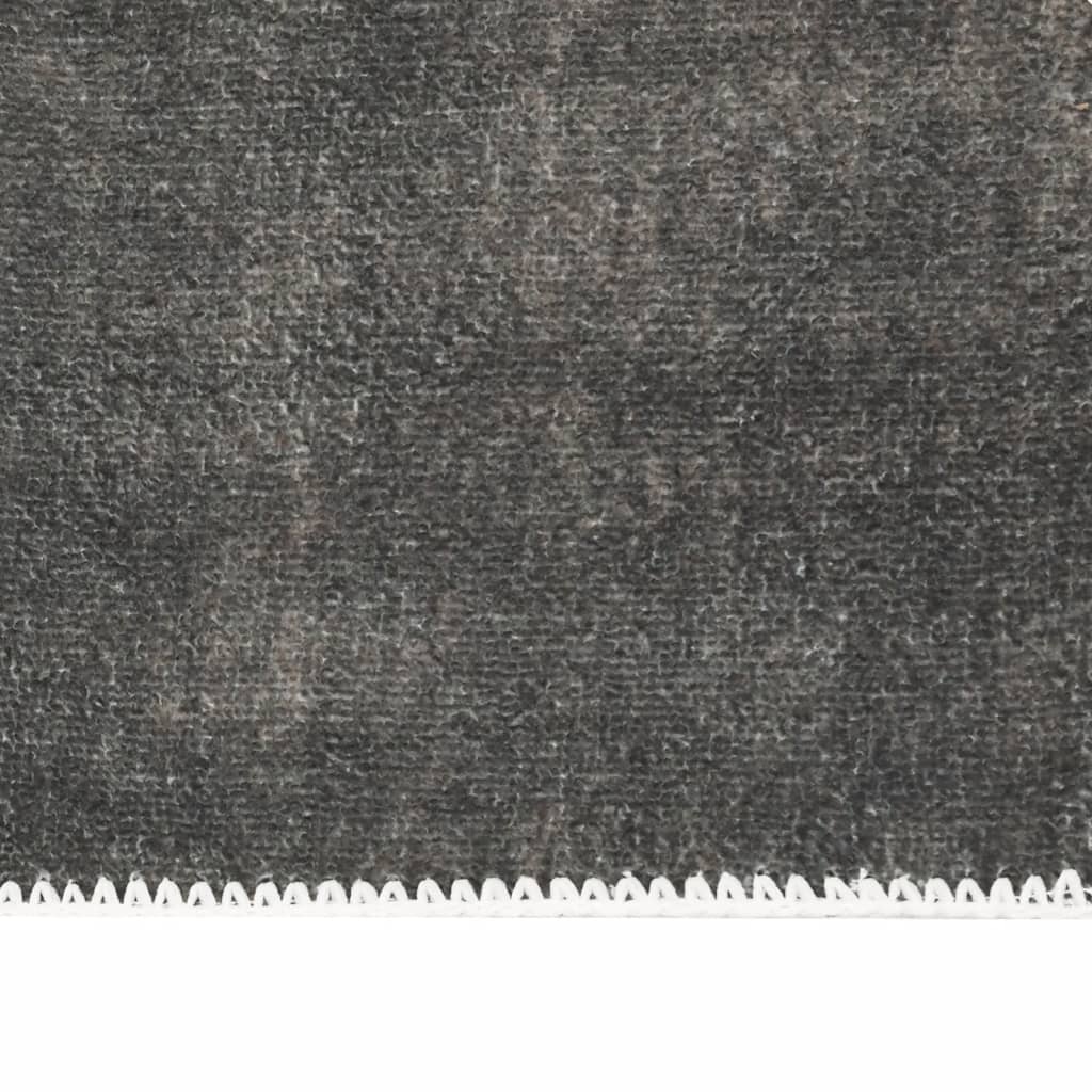 Matto pestävä taitettava harmaanruskea 140x200 cm polyesteri - Sisustajankoti.fi