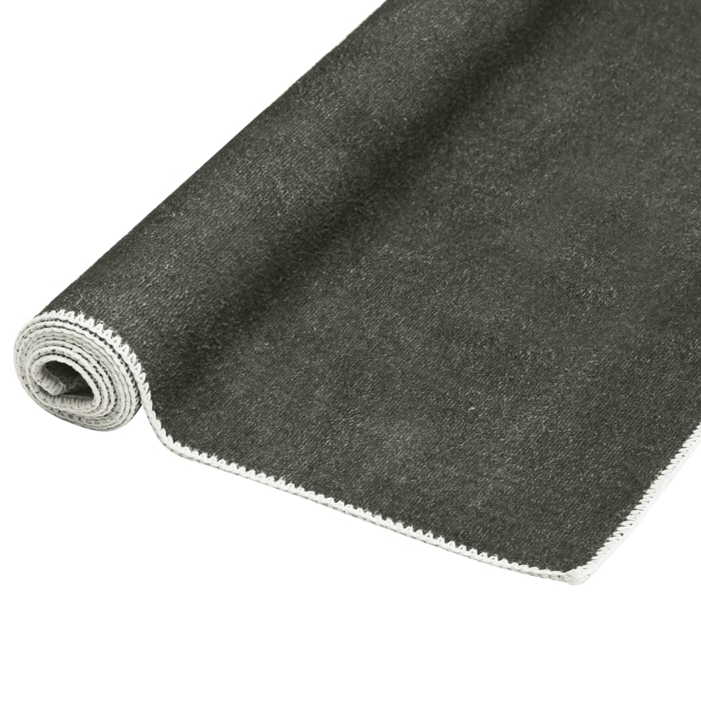 Matto pestävä taitettava harmaanruskea 180x270 cm polyesteri - Sisustajankoti.fi