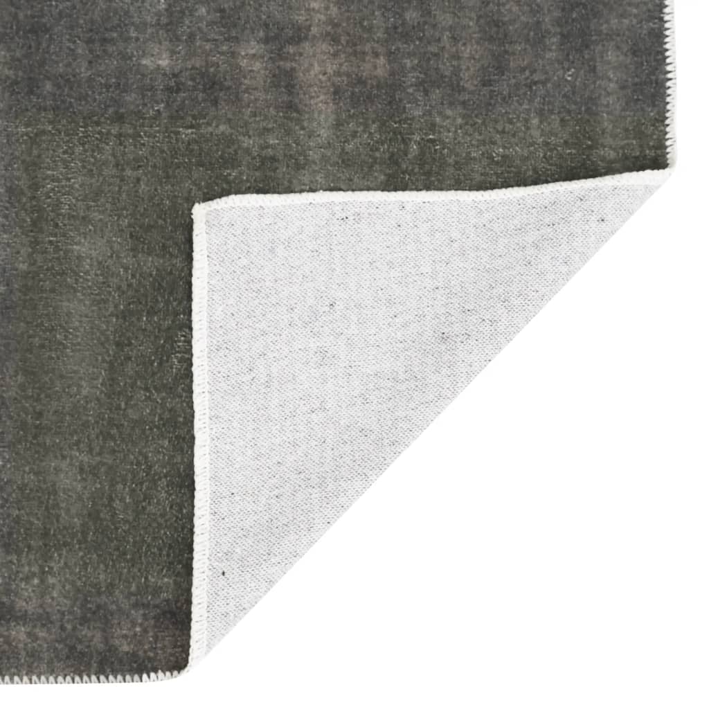 Matto pestävä taitettava harmaanruskea 180x270 cm polyesteri - Sisustajankoti.fi