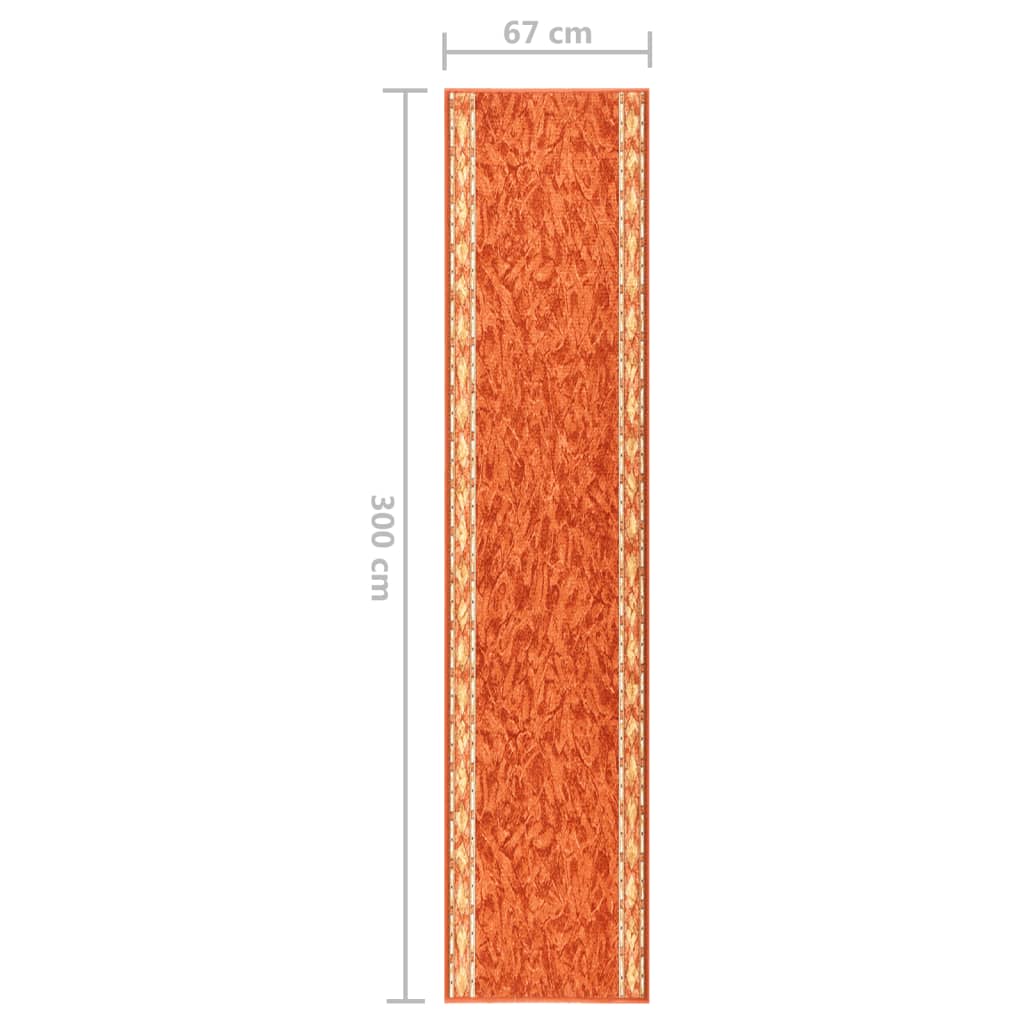 Käytävämatto terrakotta 67x300 cm liukumaton - Sisustajankoti.fi