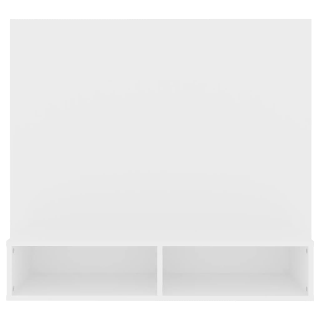 TV-taso seinälle valkoinen 102x23,5x90 cm lastulevy - Sisustajankoti.fi