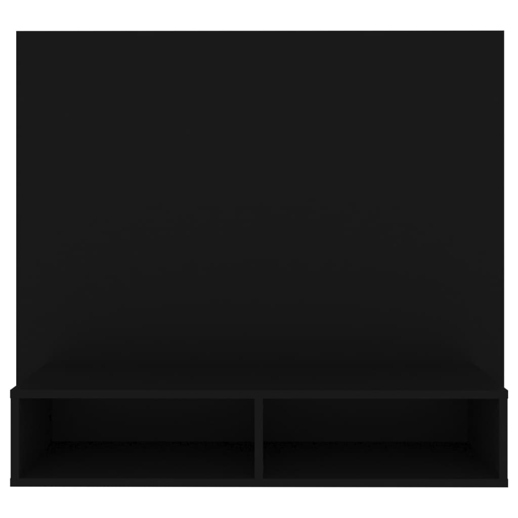 TV-taso seinälle musta 102x23,5x90 cm lastulevy - Sisustajankoti.fi
