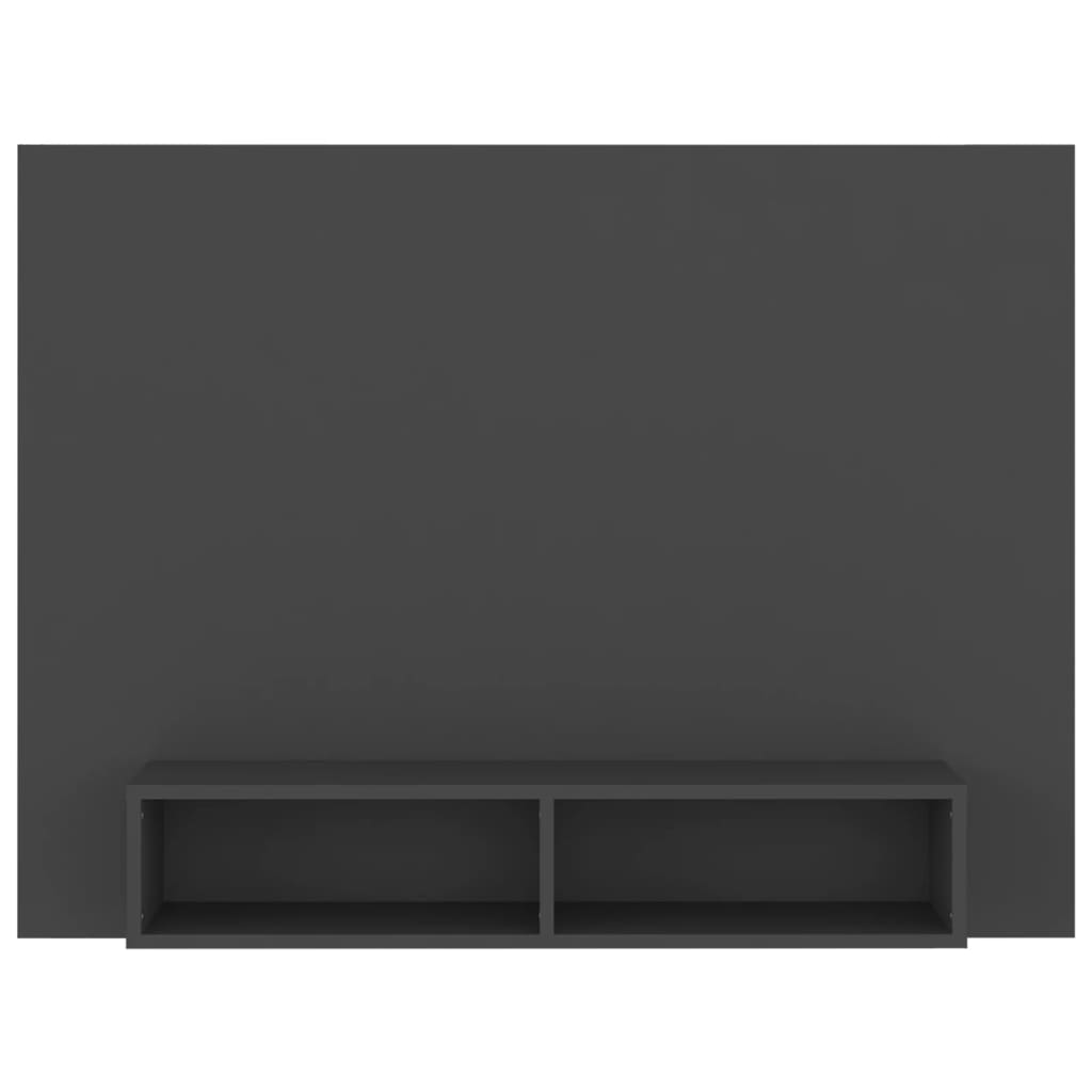 TV-taso seinälle harmaa 120x23,5x90 cm lastulevy - Sisustajankoti.fi