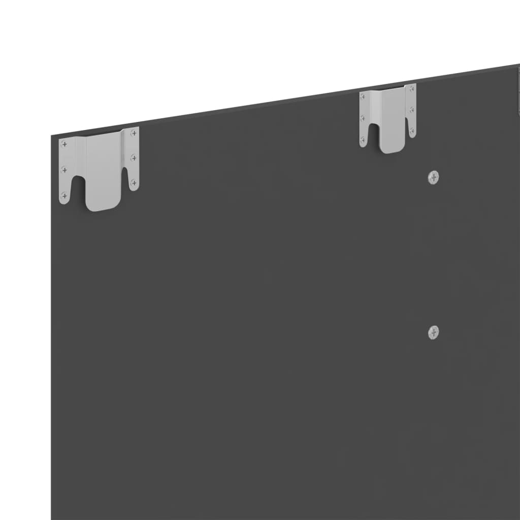 TV-taso seinälle harmaa 120x23,5x90 cm lastulevy - Sisustajankoti.fi
