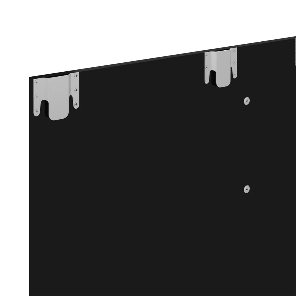 TV-taso seinälle korkeakiilto musta 135x23,5x90cm lastulevy - Sisustajankoti.fi