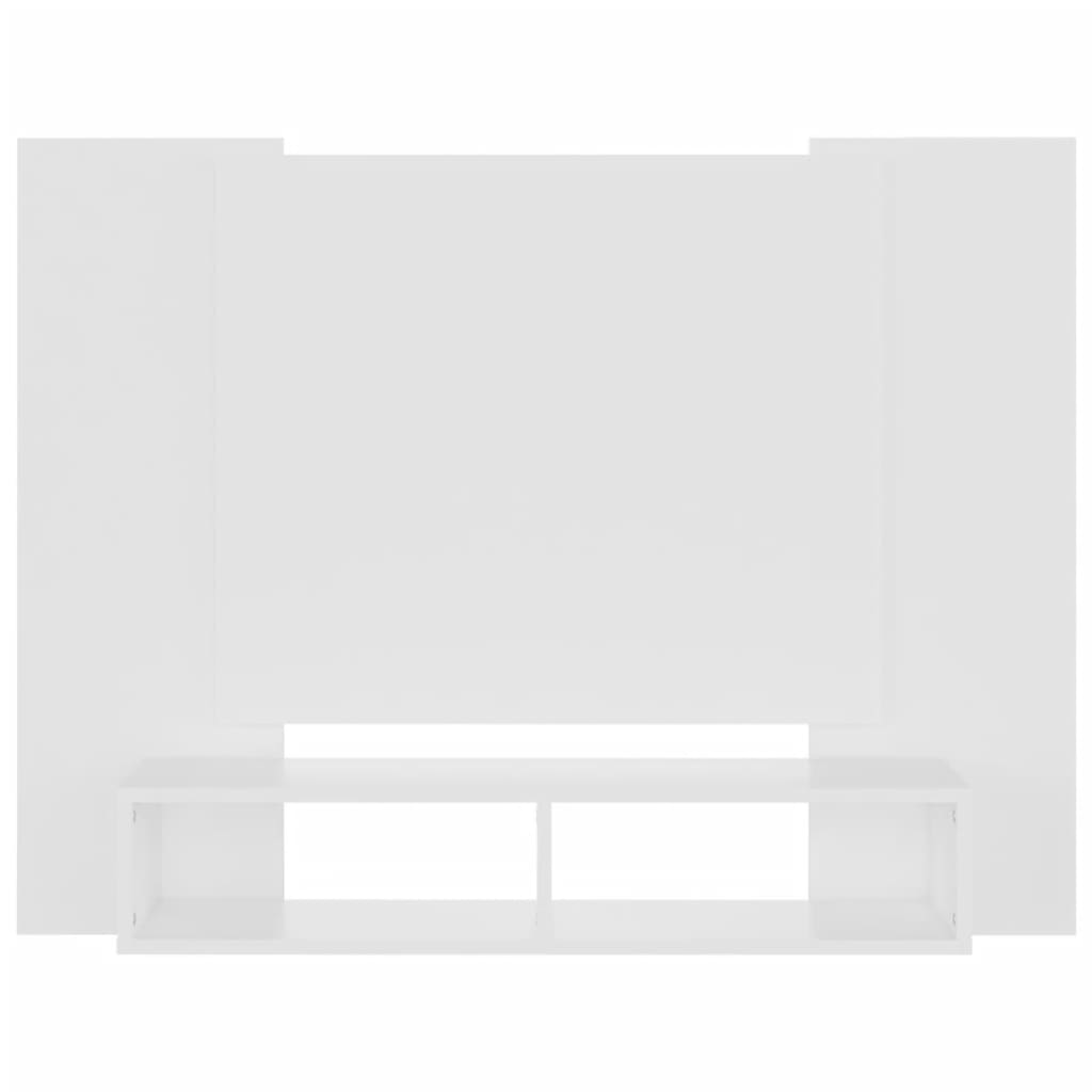 TV-taso seinälle valkoinen 120x23,5x90 cm lastulevy - Sisustajankoti.fi