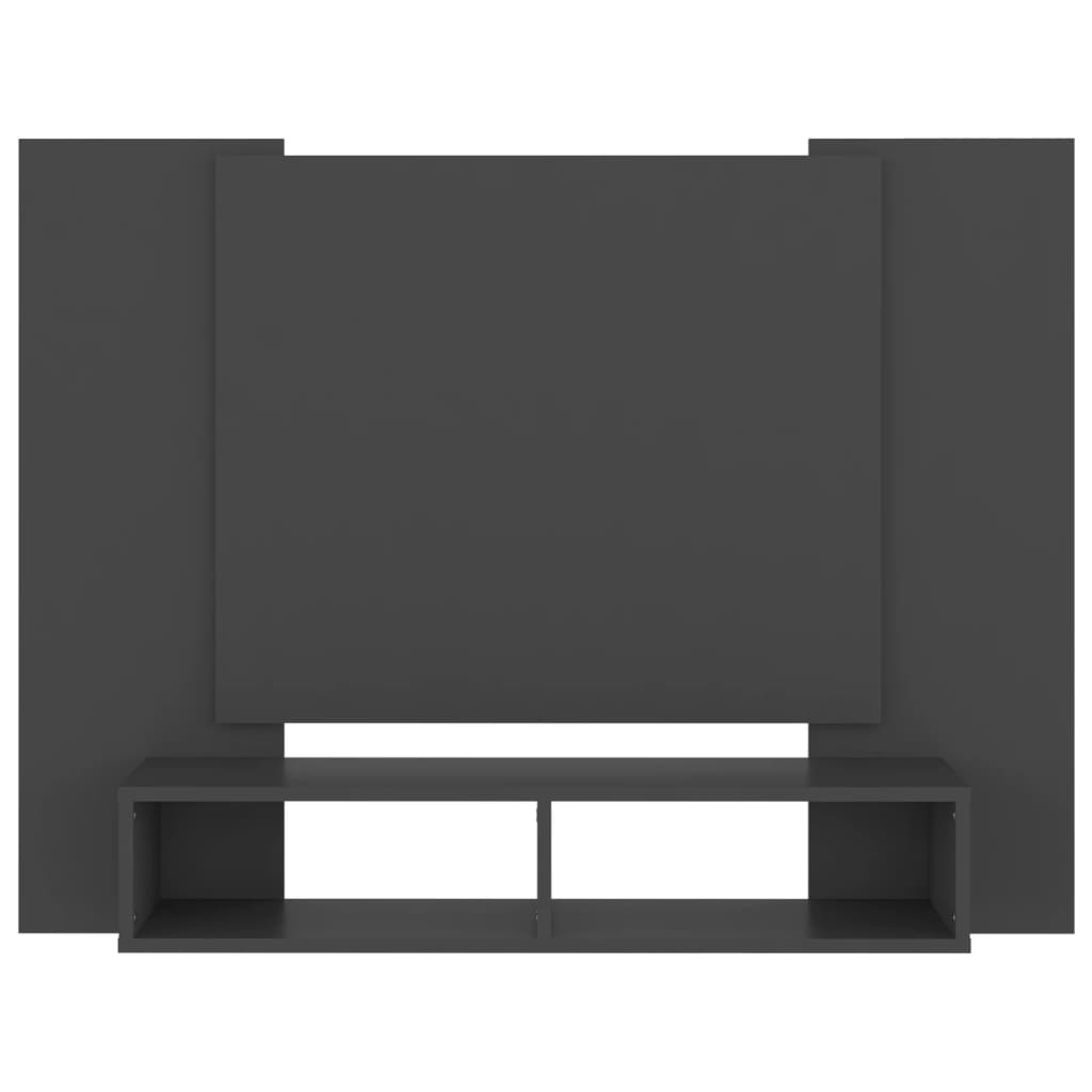 TV-taso seinälle harmaa 120x23,5x90 cm lastulevy - Sisustajankoti.fi