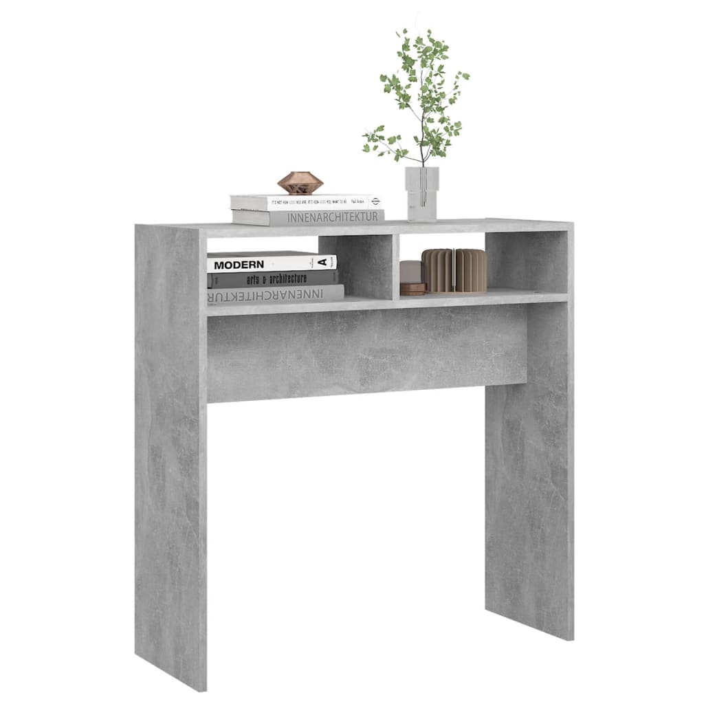 Konsolipöytä betoninharmaa 78x30x80 cm lastulevy - Sisustajankoti.fi