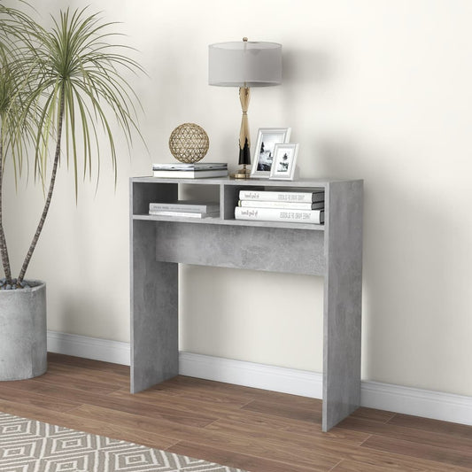 Konsolipöytä betoninharmaa 78x30x80 cm lastulevy - Sisustajankoti.fi