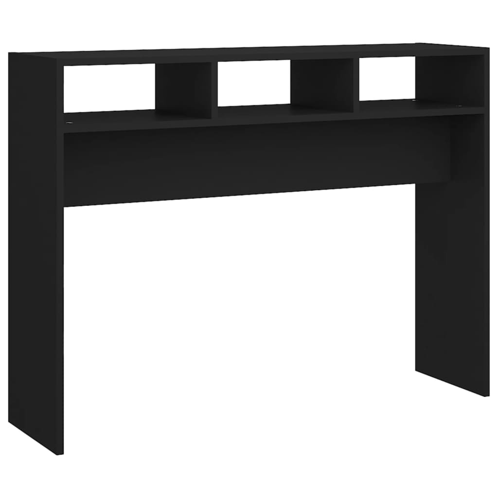 Konsolipöytä musta 105x30x80 cm lastulevy - Sisustajankoti.fi