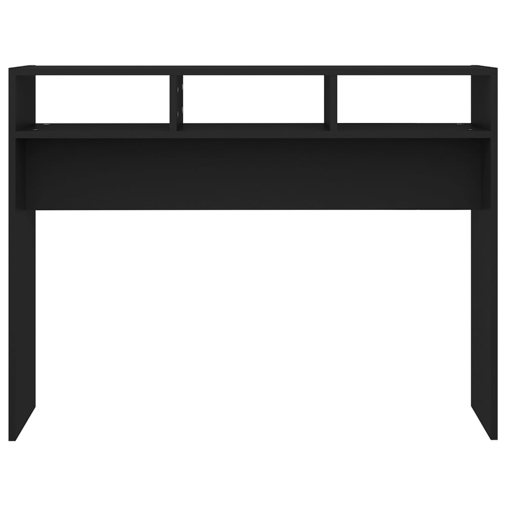 Konsolipöytä musta 105x30x80 cm lastulevy - Sisustajankoti.fi