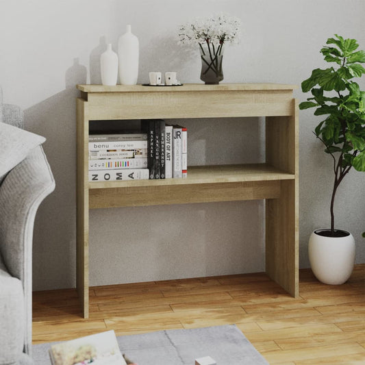 Konsolipöytä Sonoma-tammi 80x30x80 cm lastulevy - Sisustajankoti.fi