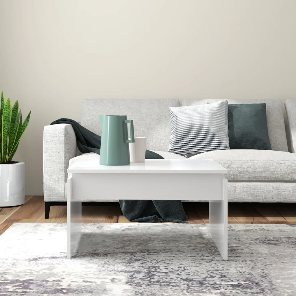 Sohvapöytä valkoinen 68x50x38 cm - Sisustajankoti.fi