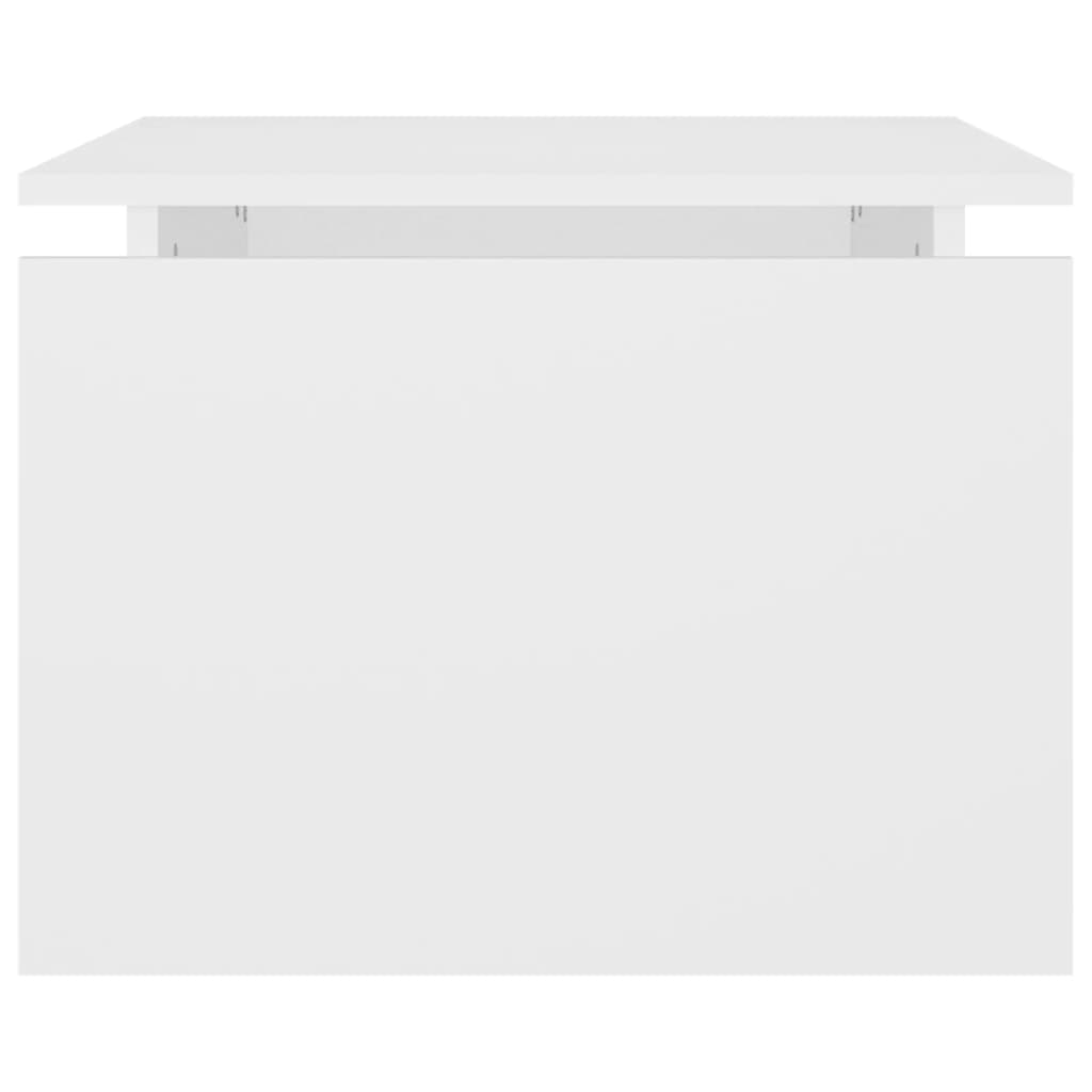 Sohvapöytä valkoinen 68x50x38 cm - Sisustajankoti.fi