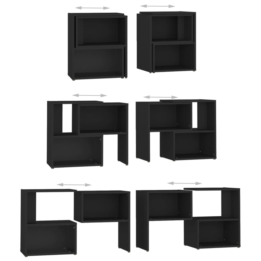 TV-taso musta 104x30x52 cm lastulevy - Sisustajankoti.fi