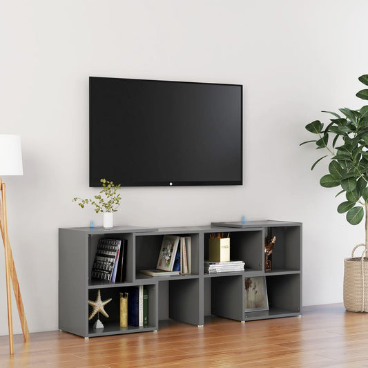 TV-taso harmaa 104x30x52 cm lastulevy - Sisustajankoti.fi