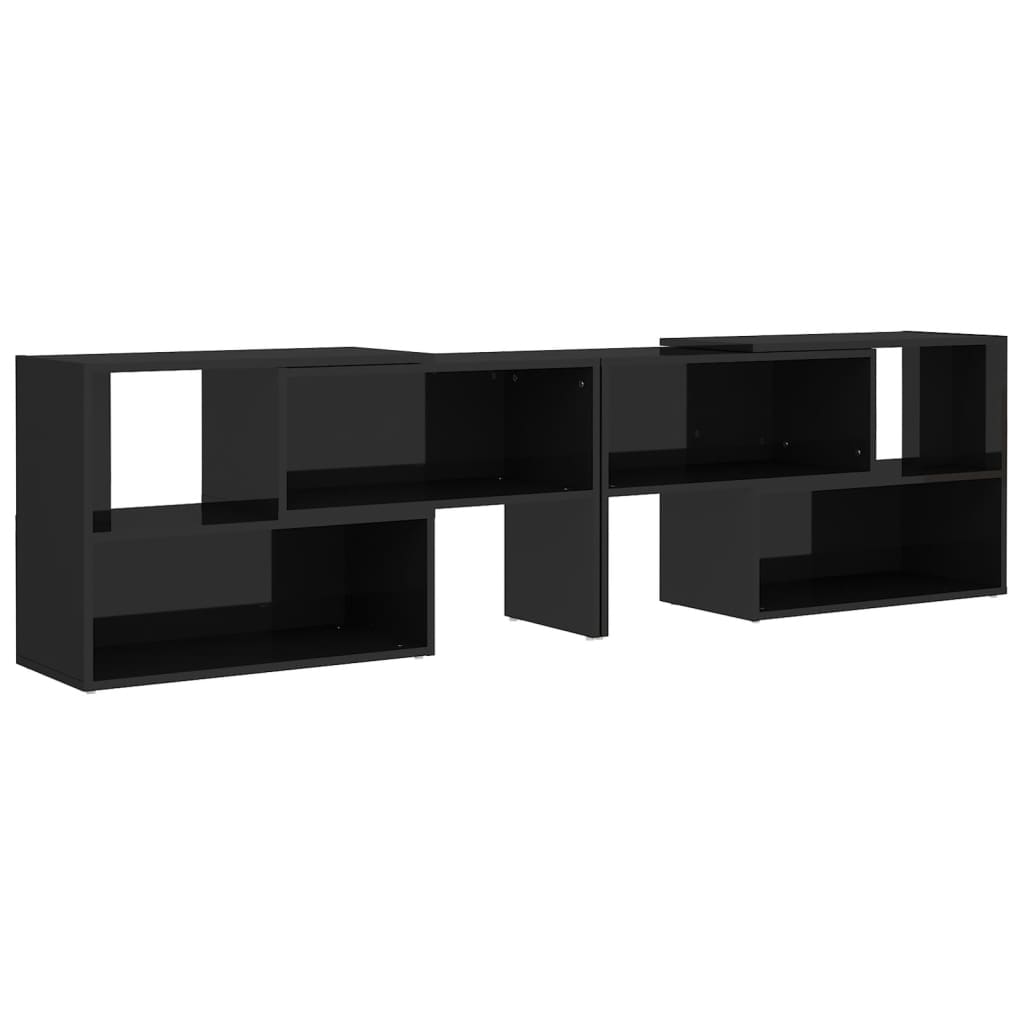 TV-taso korkeakiilto musta 149x30x52 cm lastulevy - Sisustajankoti.fi
