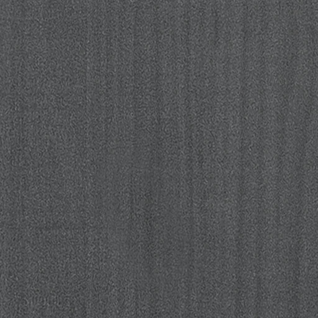 Yöpöydät 2 kpl harmaa 40x30,5x35,5 cm täysi mänty - Sisustajankoti.fi