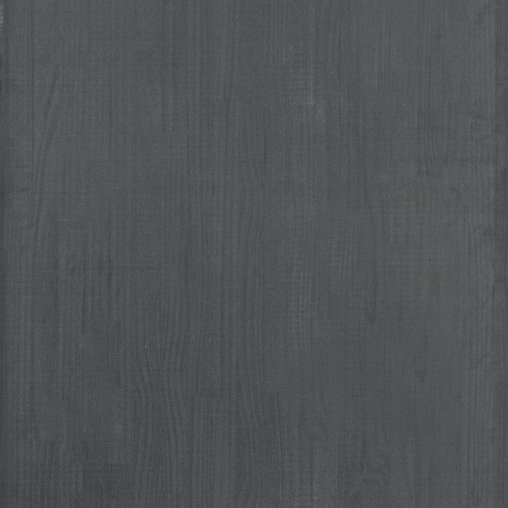Yöpöytä harmaa 60x36x64 cm täysi mänty - Sisustajankoti.fi
