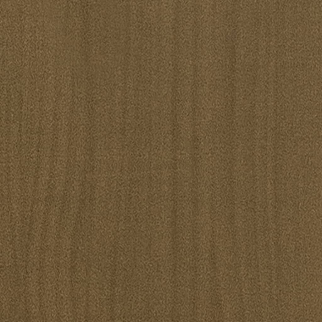 Sivukaappi hunajanruskea 60x36x65 cm täysi mänty - Sisustajankoti.fi
