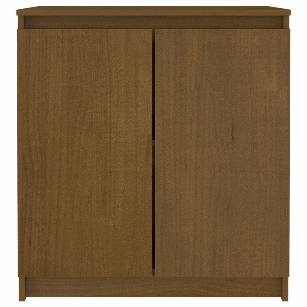 Sivukaappi hunajanruskea 60x36x65 cm täysi mänty - Sisustajankoti.fi