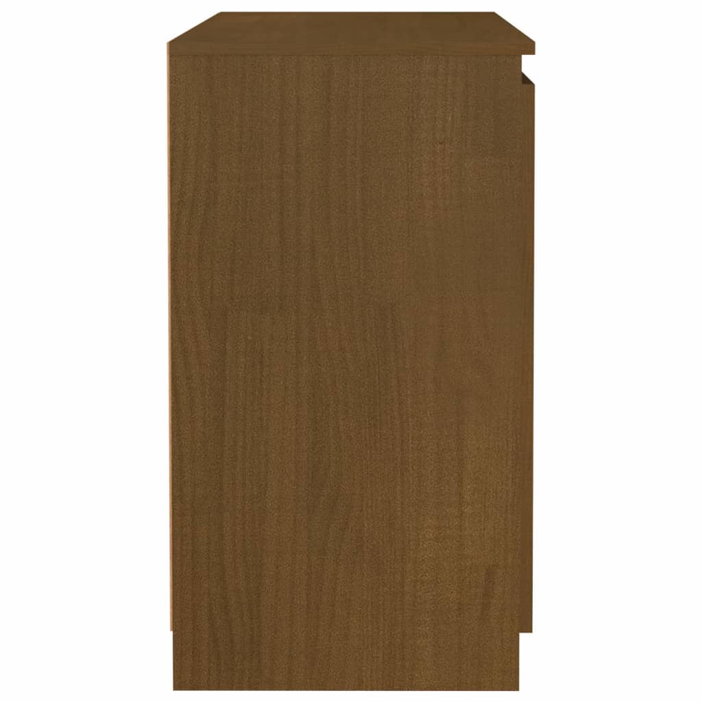 Sivukaappi hunajanruskea 60x36x65 cm täysi mänty - Sisustajankoti.fi
