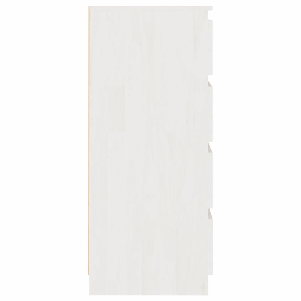 Sivukaappi valkoinen 60x36x84 cm täysi mänty - Sisustajankoti.fi