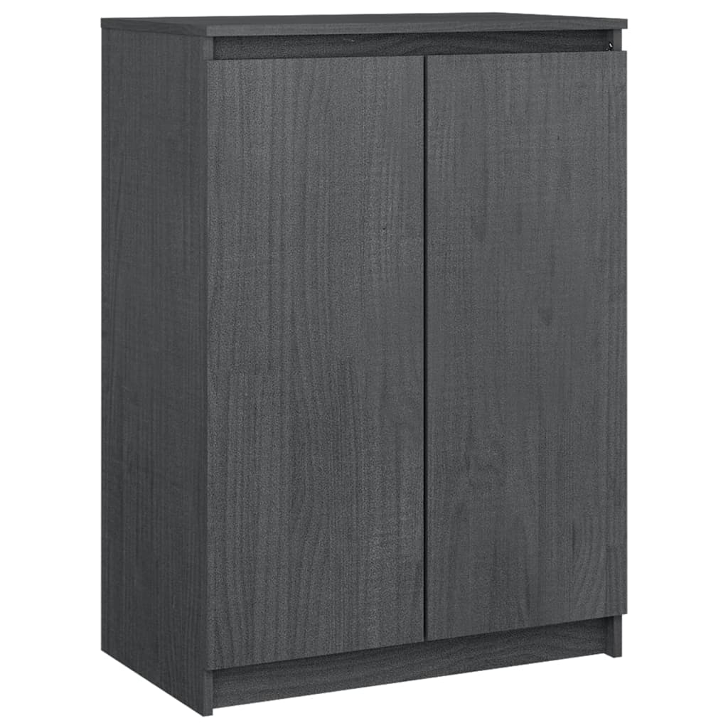 Senkki harmaa 60x36x84 cm täysi mänty - Sisustajankoti.fi