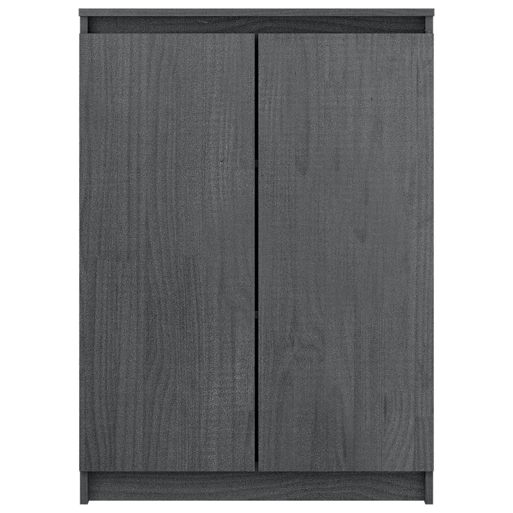 Senkki harmaa 60x36x84 cm täysi mänty - Sisustajankoti.fi