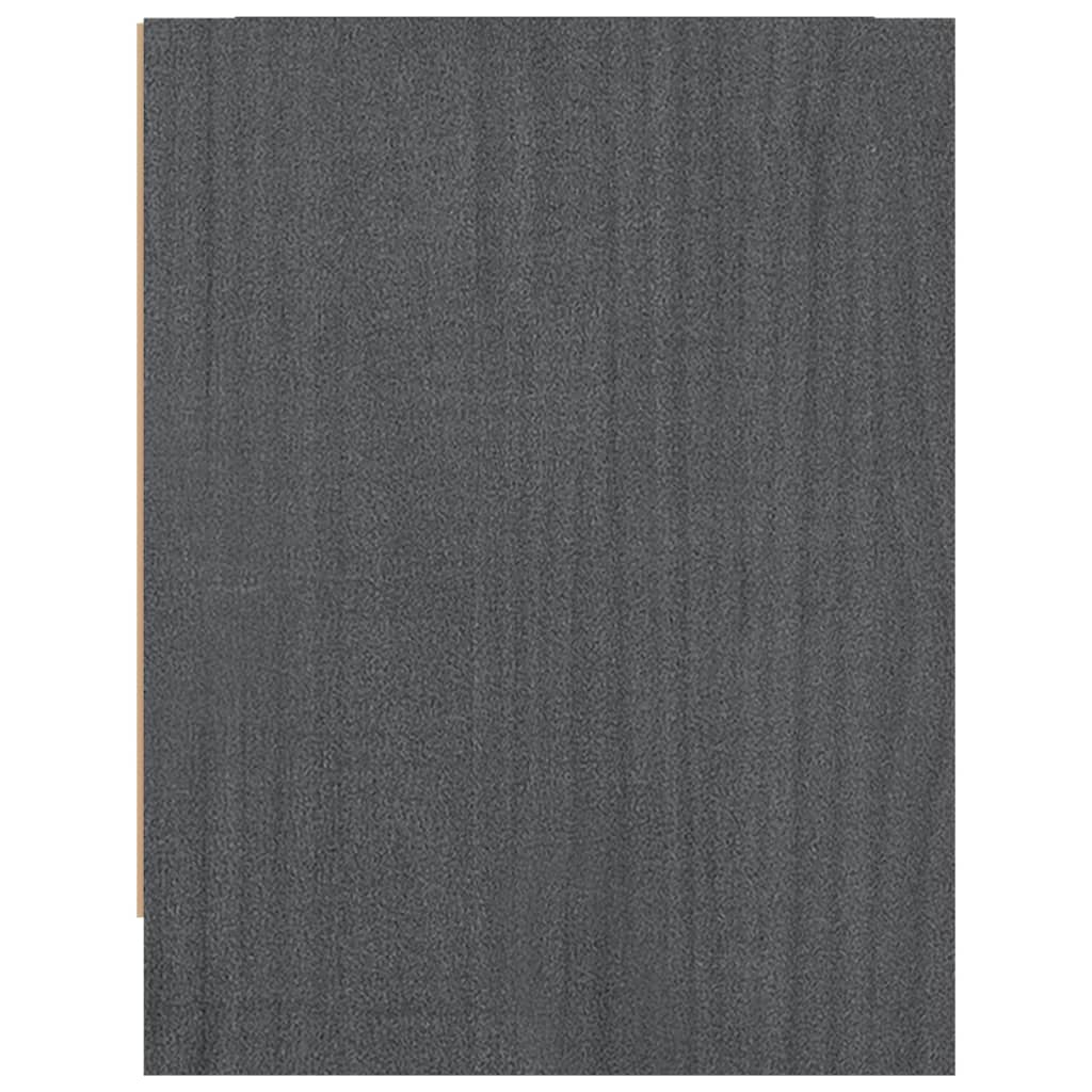 Yöpöytä harmaa 40x30,5x40 cm täysi mänty - Sisustajankoti.fi