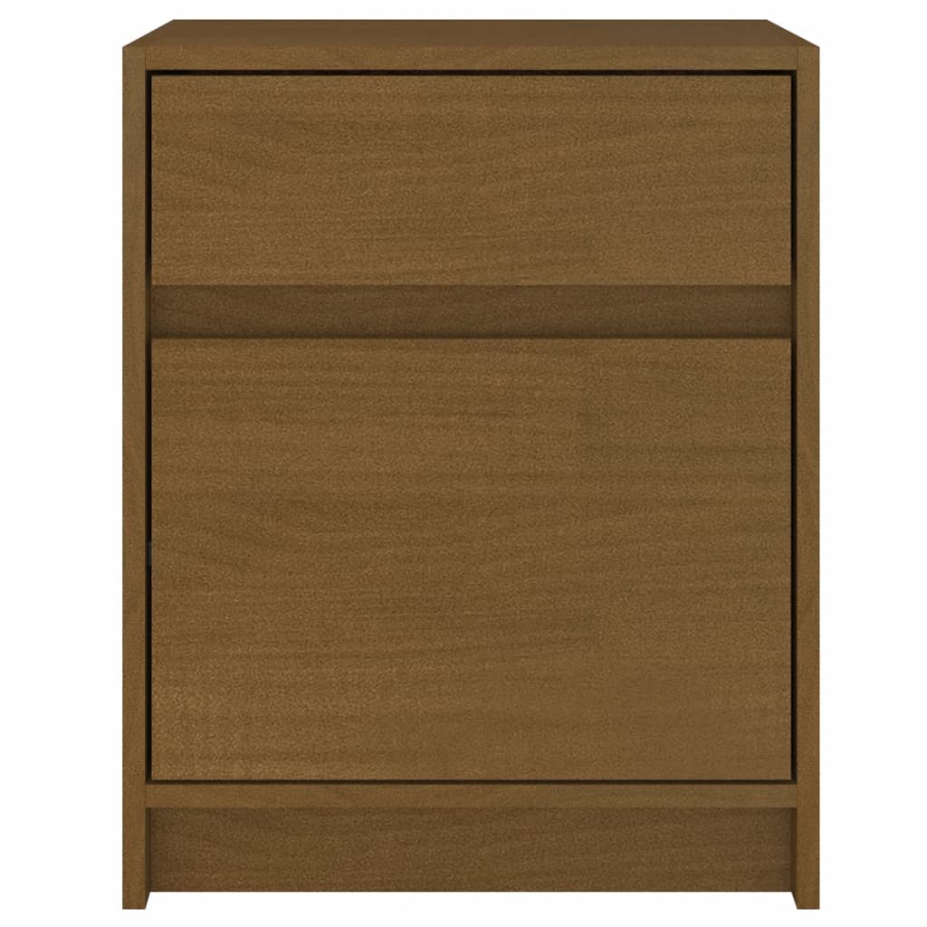 Yöpöytä hunajanruskea 40x31x50 cm täysi mänty - Sisustajankoti.fi