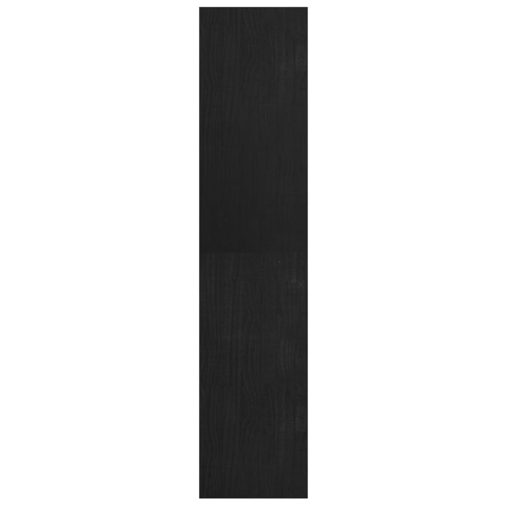 Kirjahylly/tilanjakaja musta 40x30x135,5 cm täysi mänty - Sisustajankoti.fi