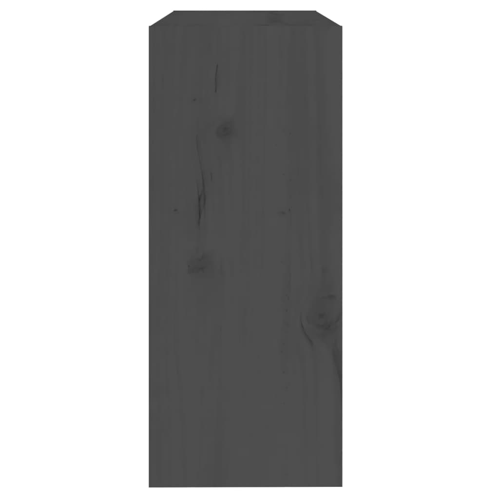 Kirjahylly/tilanjakaja harmaa 60x30x71,5 cm täysi mänty - Sisustajankoti.fi