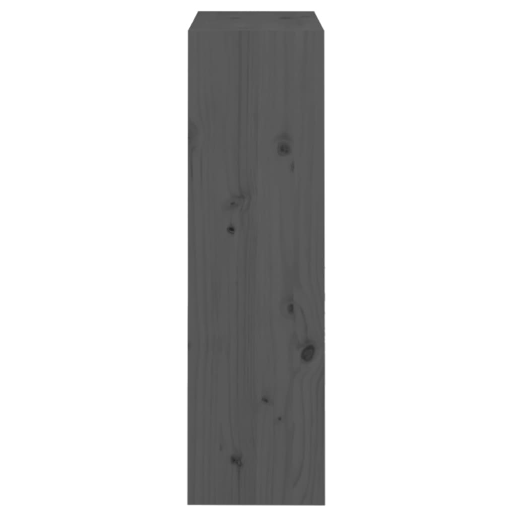 Kirjahylly/tilanjakaja harmaa 60x30x103,5 cm täysi mänty - Sisustajankoti.fi