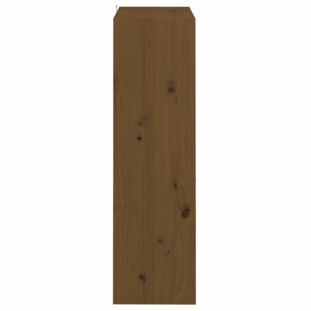 Kirjahylly/tilanjakaja hunajanruskea 60x30x103,5 cm täysi mänty - Sisustajankoti.fi