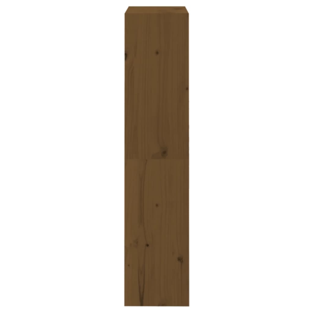 Kirjahylly/tilanjakaja hunajanruskea 60x30x135,5 cm täysi mänty - Sisustajankoti.fi
