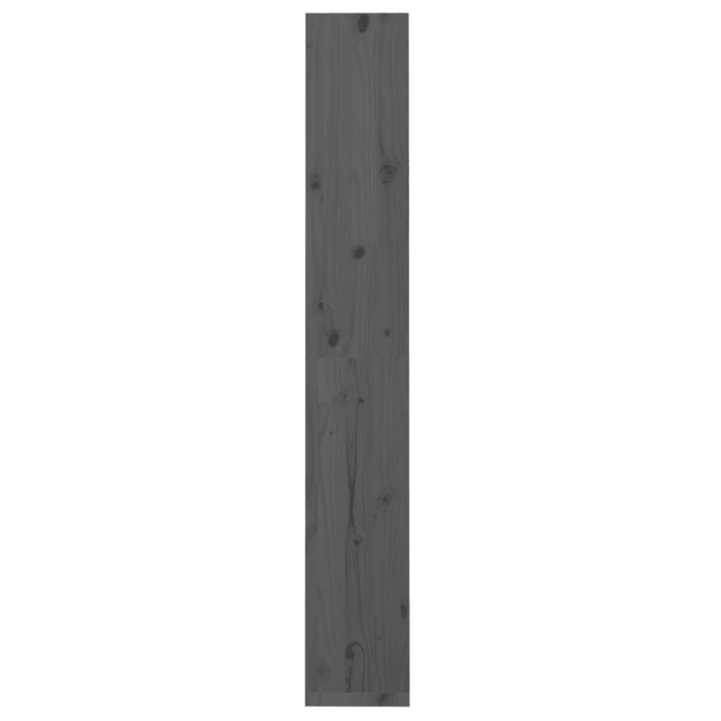 Kirjahylly/tilanjakaja harmaa 60x30x199,5 cm täysi mänty - Sisustajankoti.fi